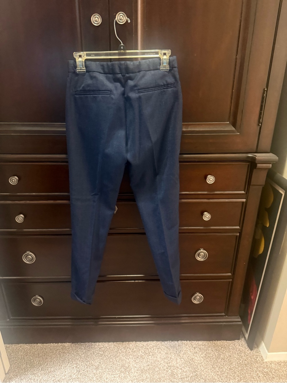 Zara Big Kids Navy Blue Suit and Vineyard Vines dress shirt - Picture 5 of 9